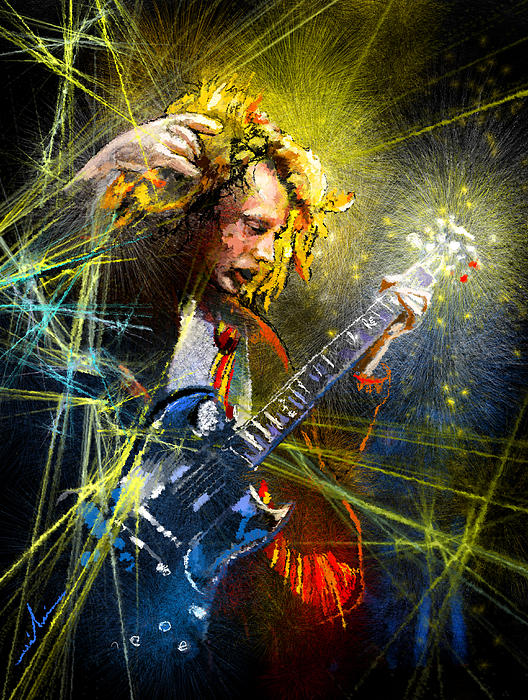 Angus Young Painting