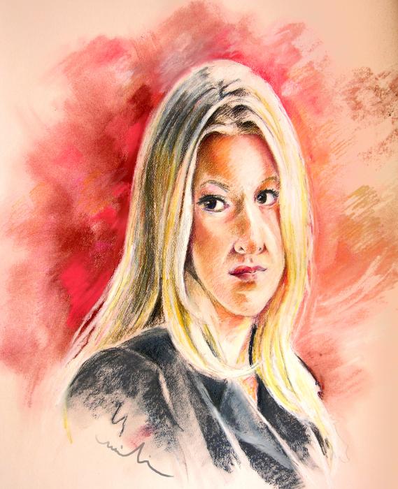 Tara Summers in Boston Legal Painting